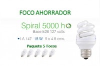 AHORRADOR 15 WATTS ESPIRAL